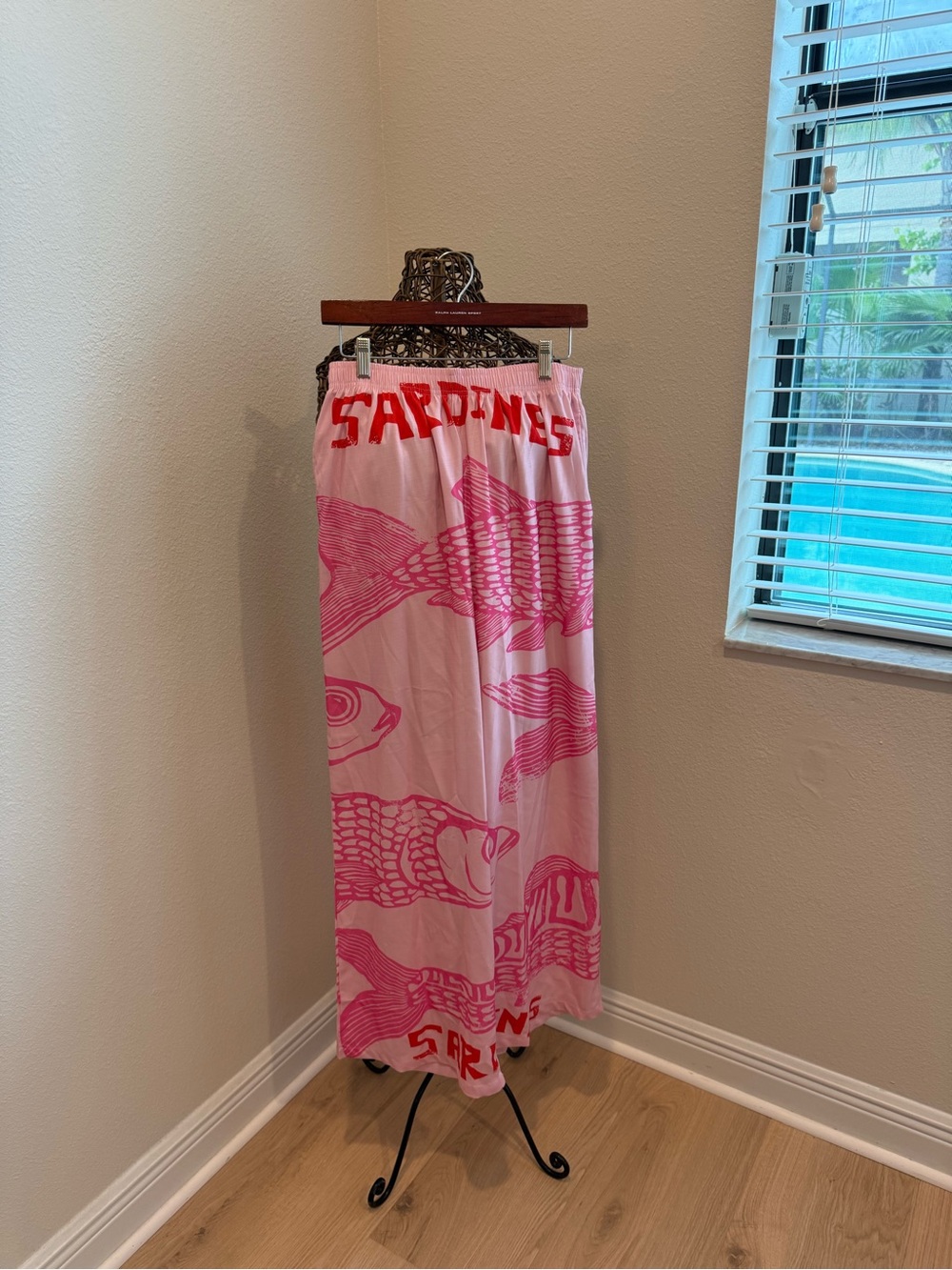 TikTok Viral Pink 'Sardines' Wide-Leg Pants